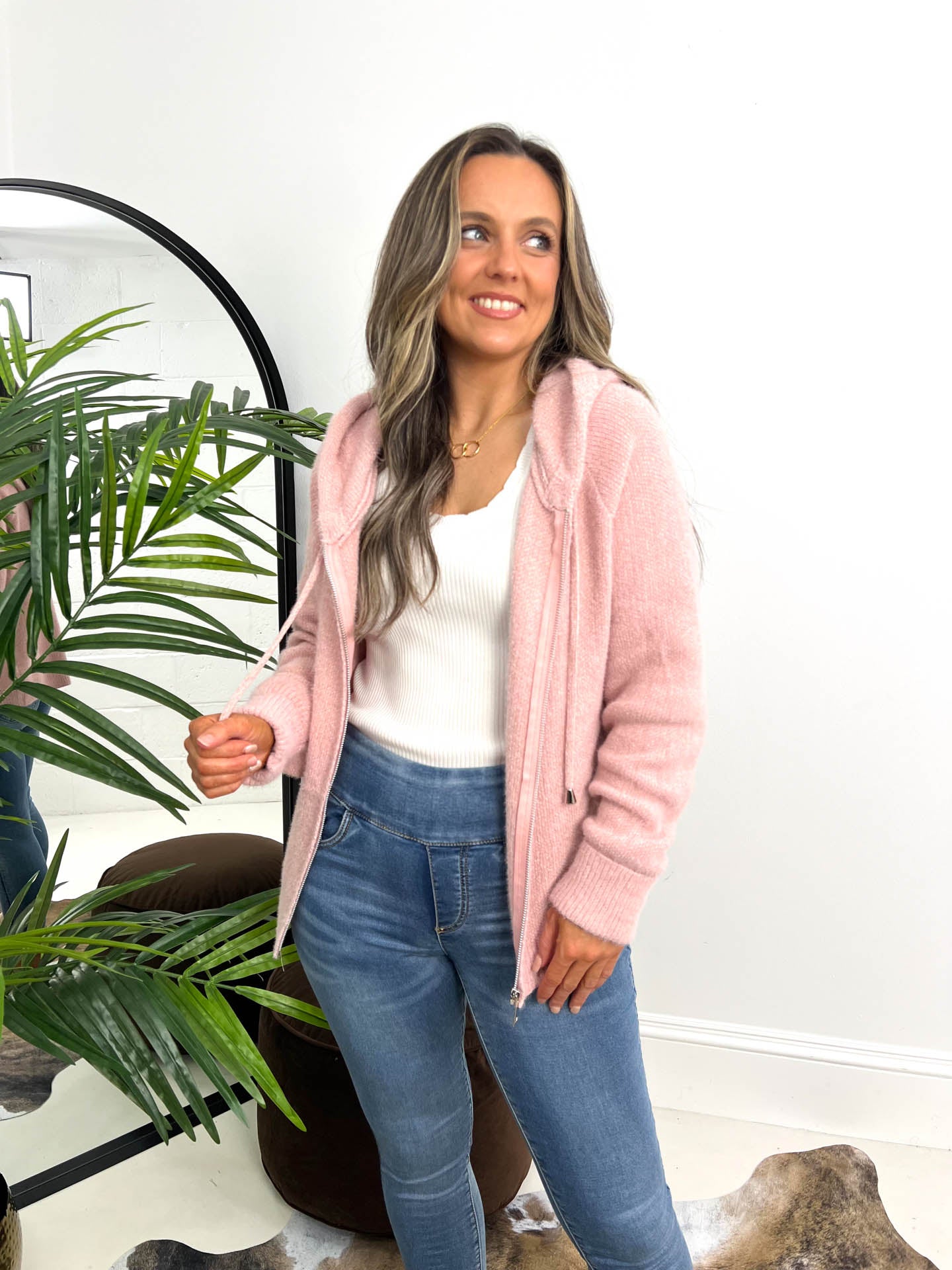 The Teddie - Knitted Zip-Up Hoodie