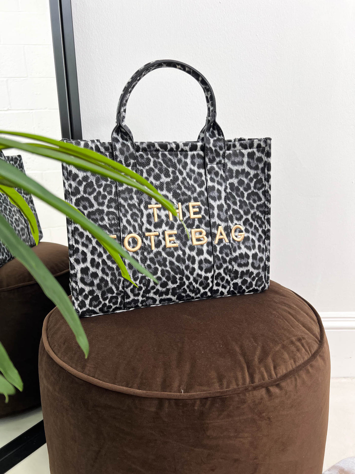 The Yas - Leopard Print Shopper Bag