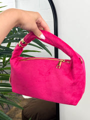 The Kloe - Suede Gold Detailing Bag