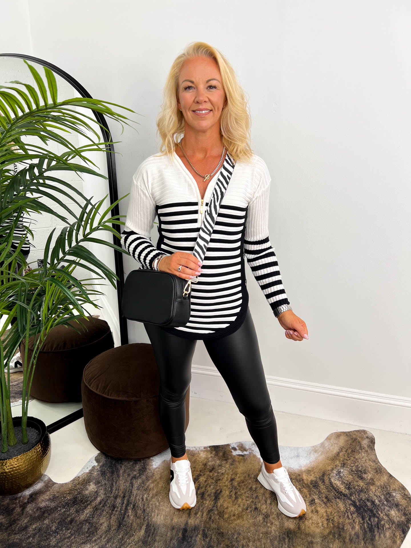 The Cali - Ribbed Striped Jumper