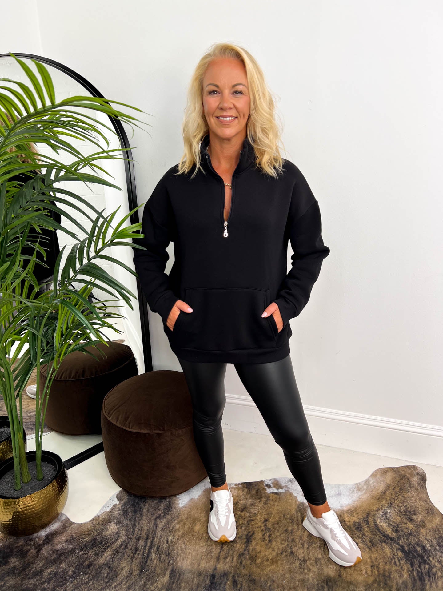 The Taylor - Half Zip Sweatshirt with Pocket