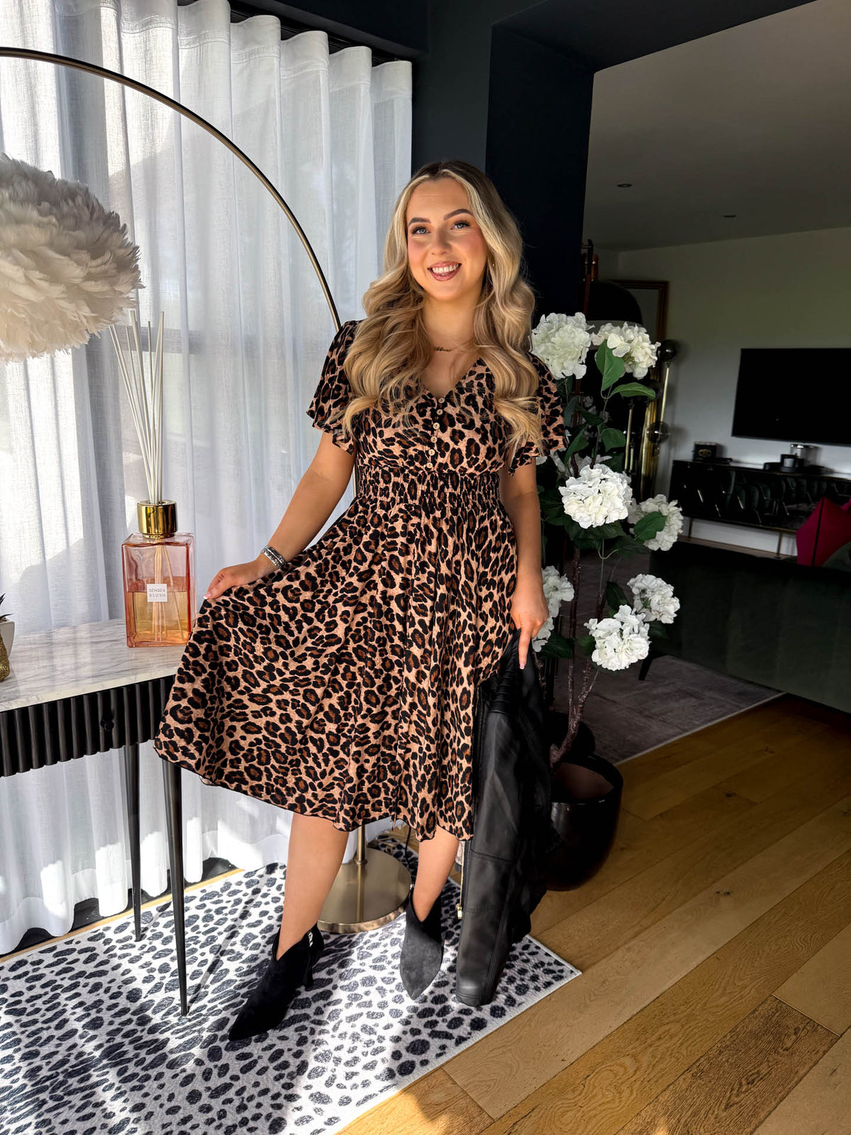 The Estella - Leopard Print Dress