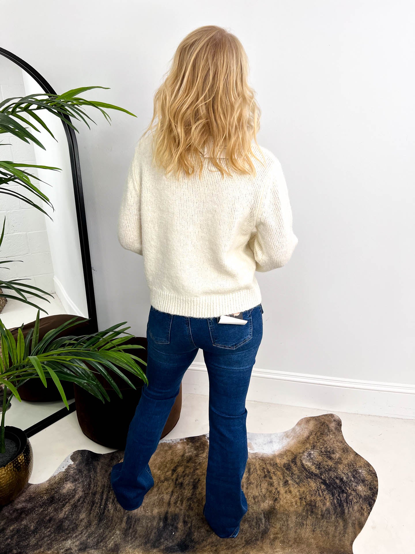 The Mirrim - Bow & Diamante Knit