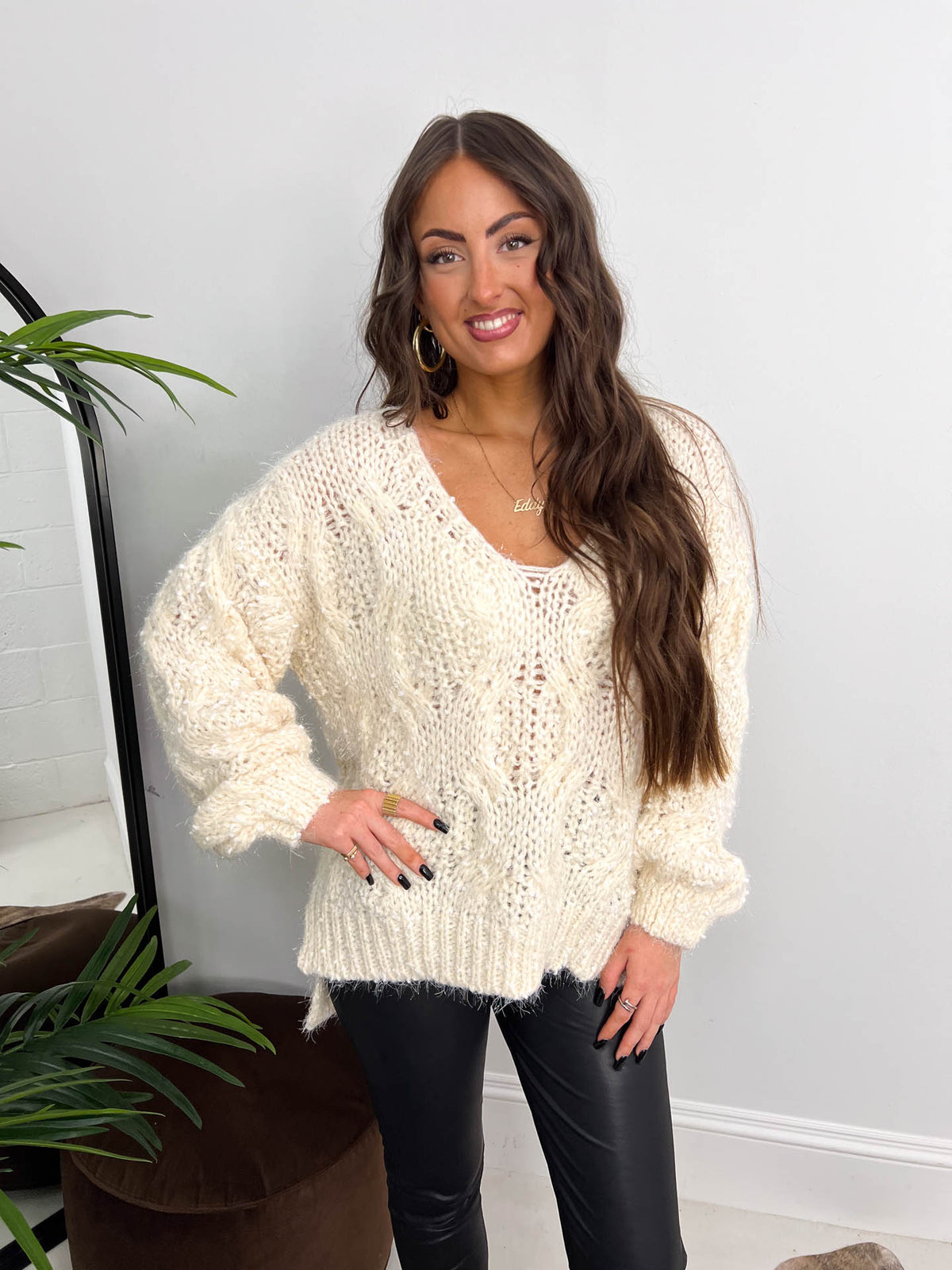 The Raya - Oversized Cable Knit