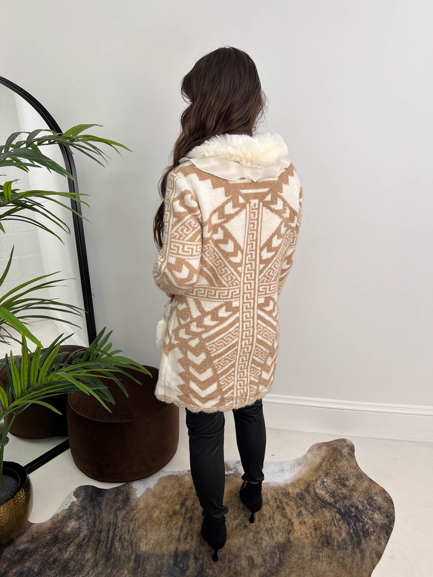 The Addie - Aztec Print Coatigan