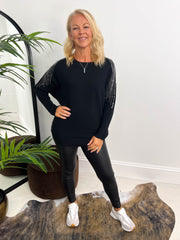 The Alice - Diamanté Shoulders Knit