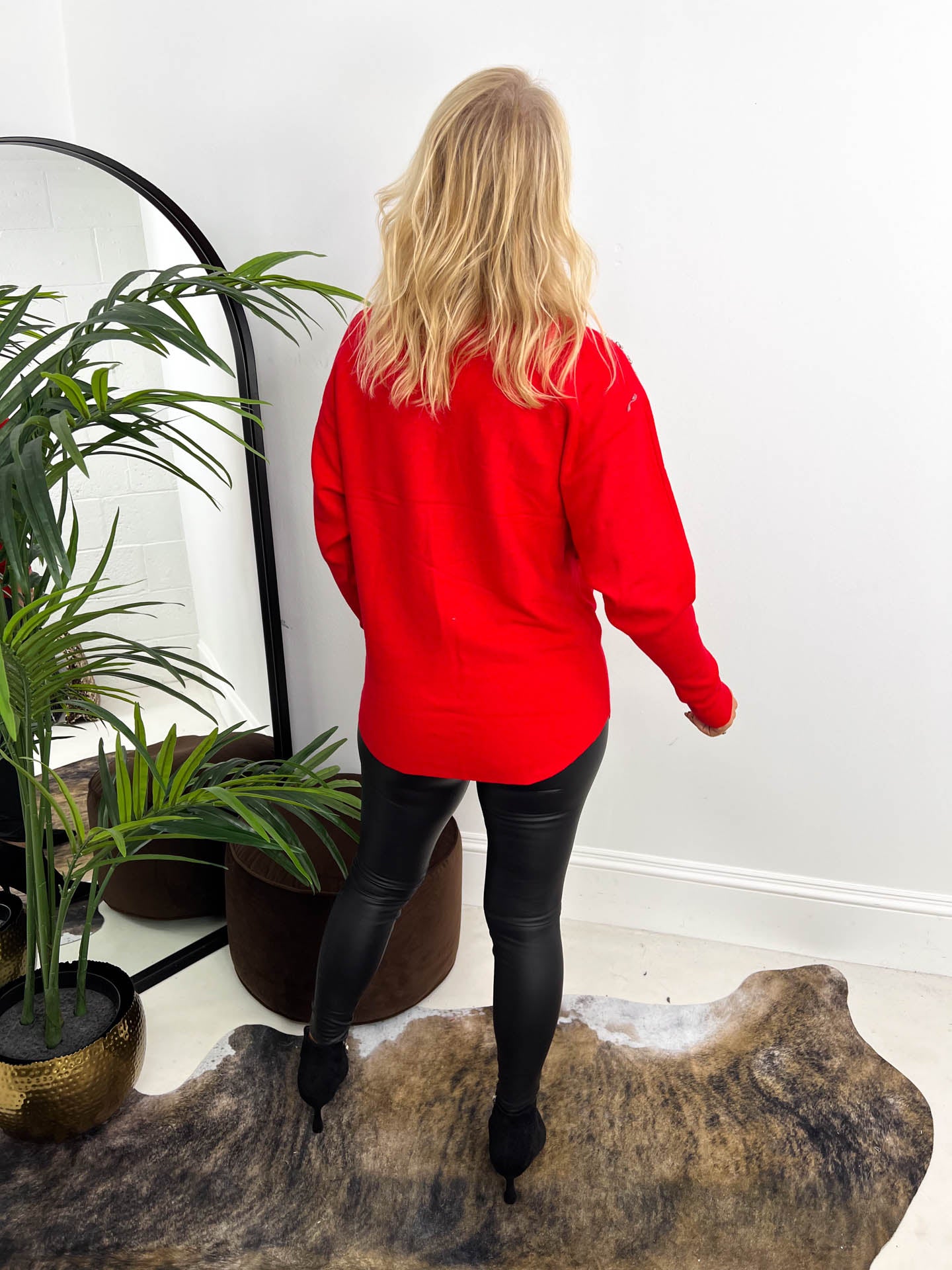 The Camden - Diamanté Shoulder Knit