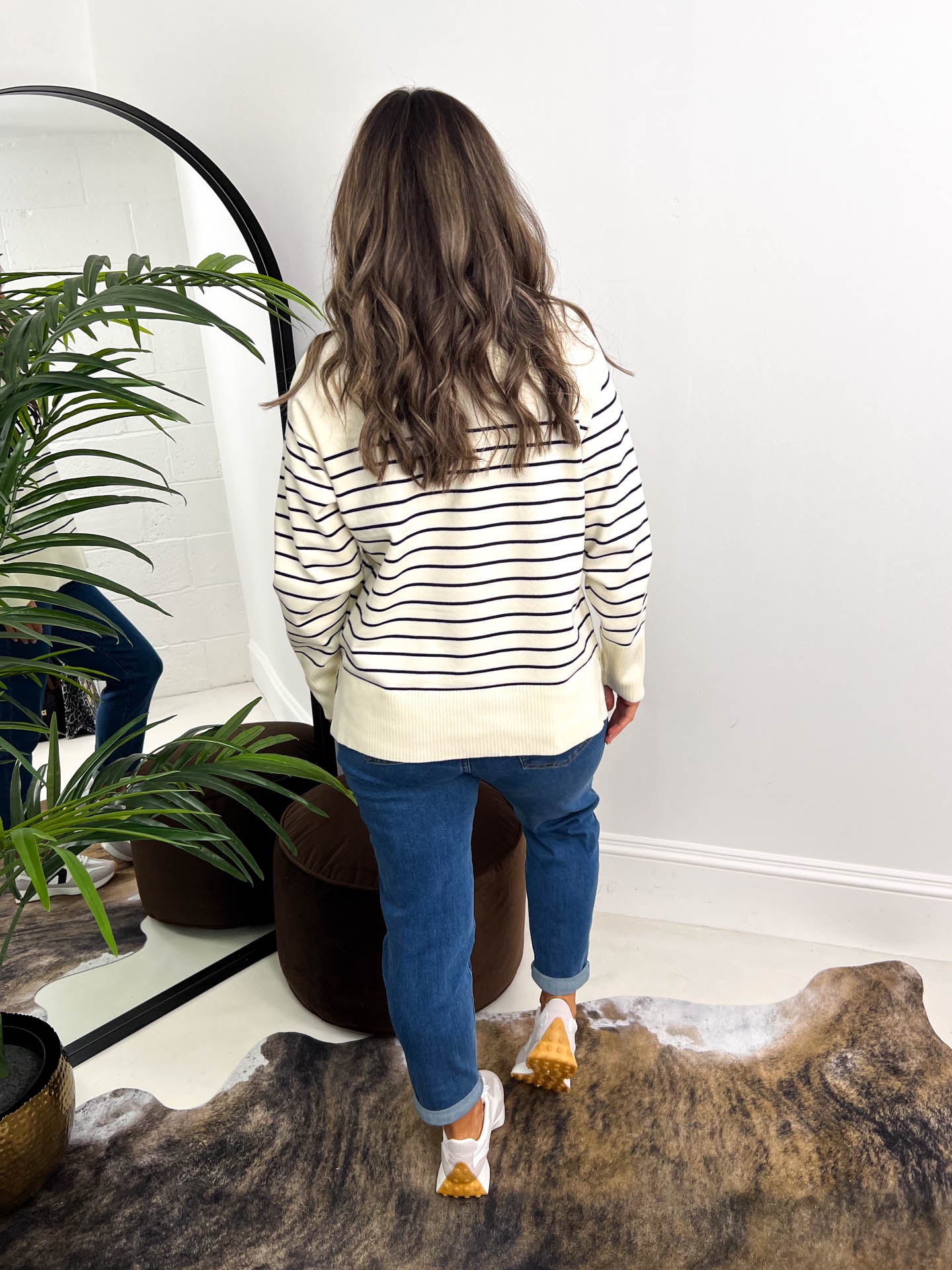 The Saige - AMOUR Striped Knit