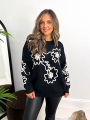 The Briar - Doodle Floral Knit