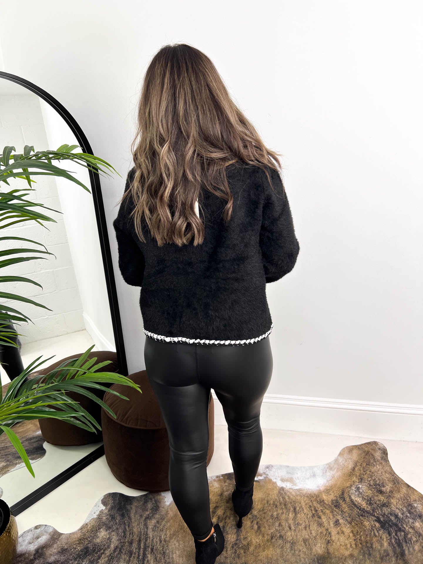 The Ella - Tweed Effect Cardigan