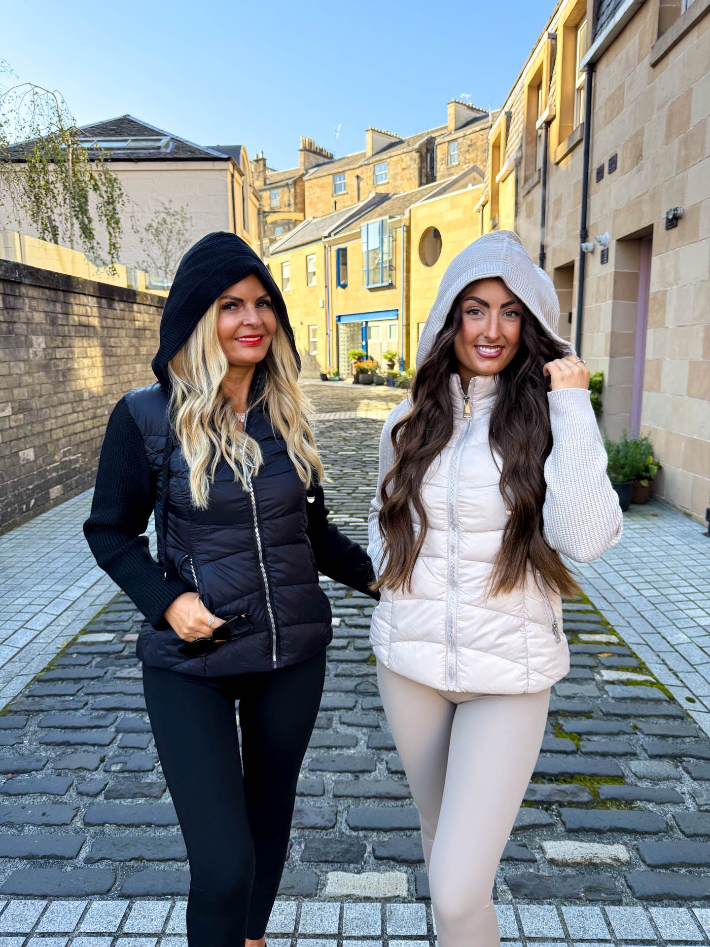 The Penny - Knitted Sleeve Padded Jacket