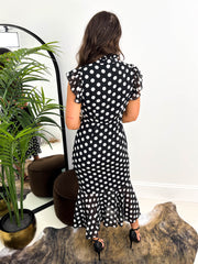 The Maya - Polka Dot Midi Dress