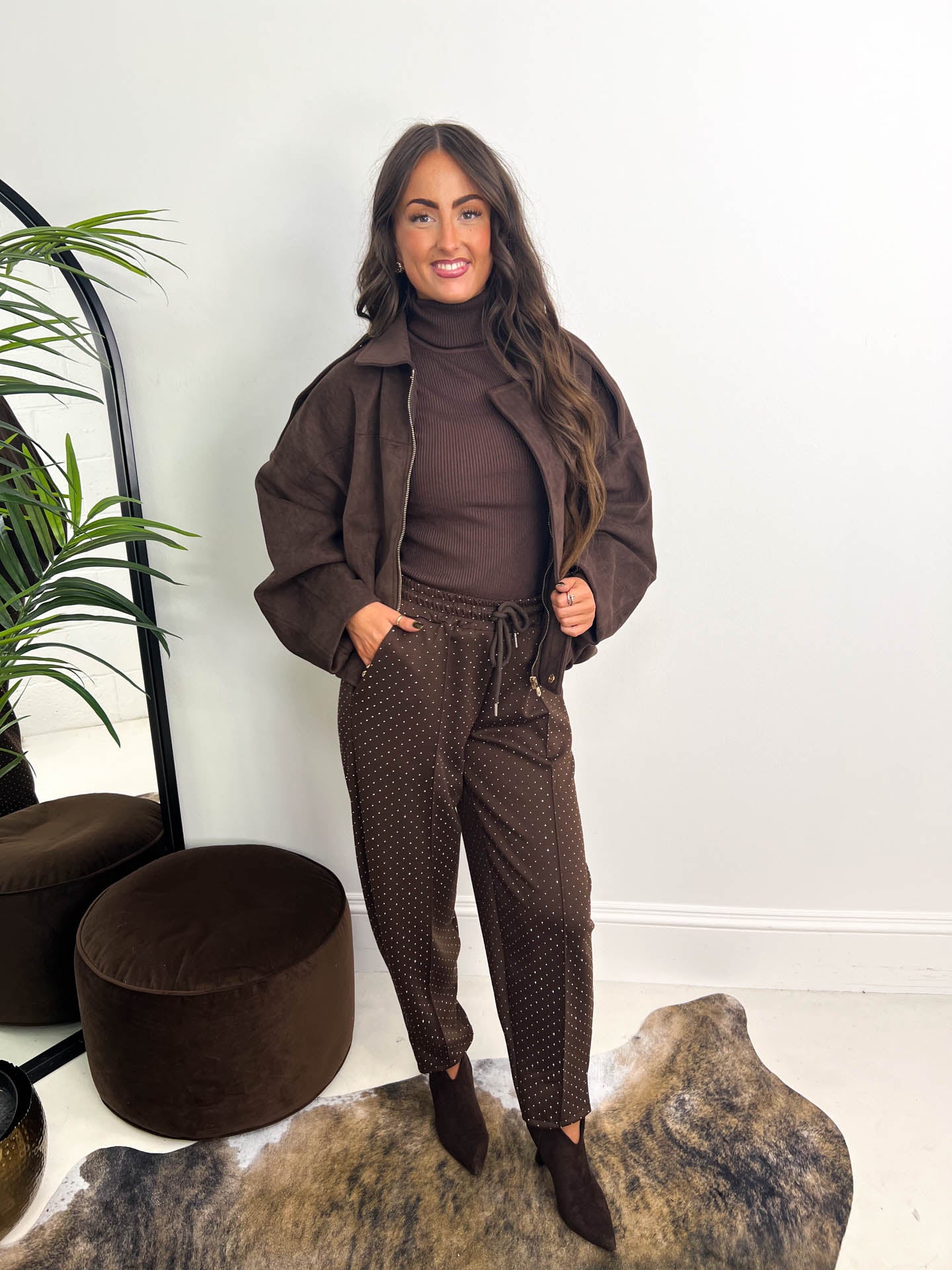 The Janice - Short Sleeve Roll Neck