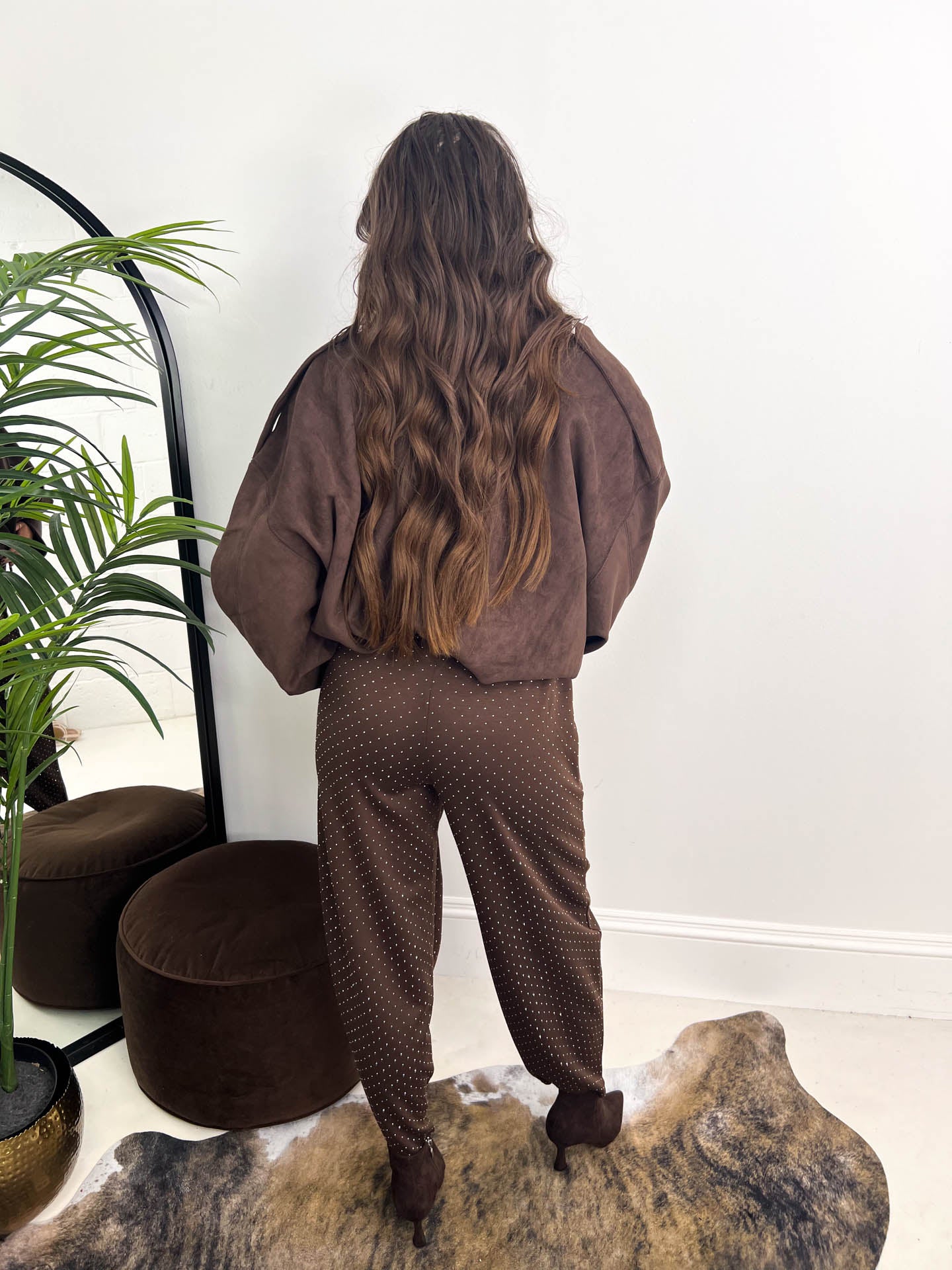 The Aria - Diamante Carrot Leg Joggers