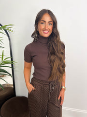 The Janice - Short Sleeve Roll Neck