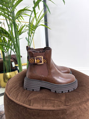 The Jackie - Buckle Detail Knee High Boots