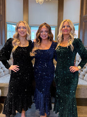 The Luna - Sequin Mermaid Midi Dress