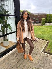 The Blake - Boucle Zip Up Coat