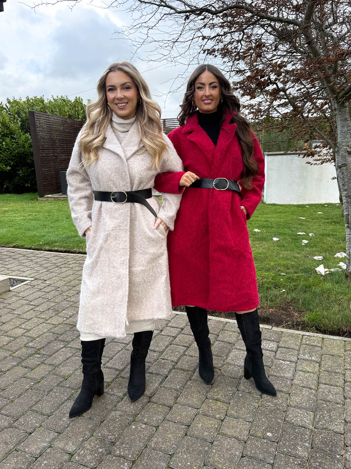 The Marie- Long Belted Coat