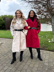 The Marie- Long Belted Coat