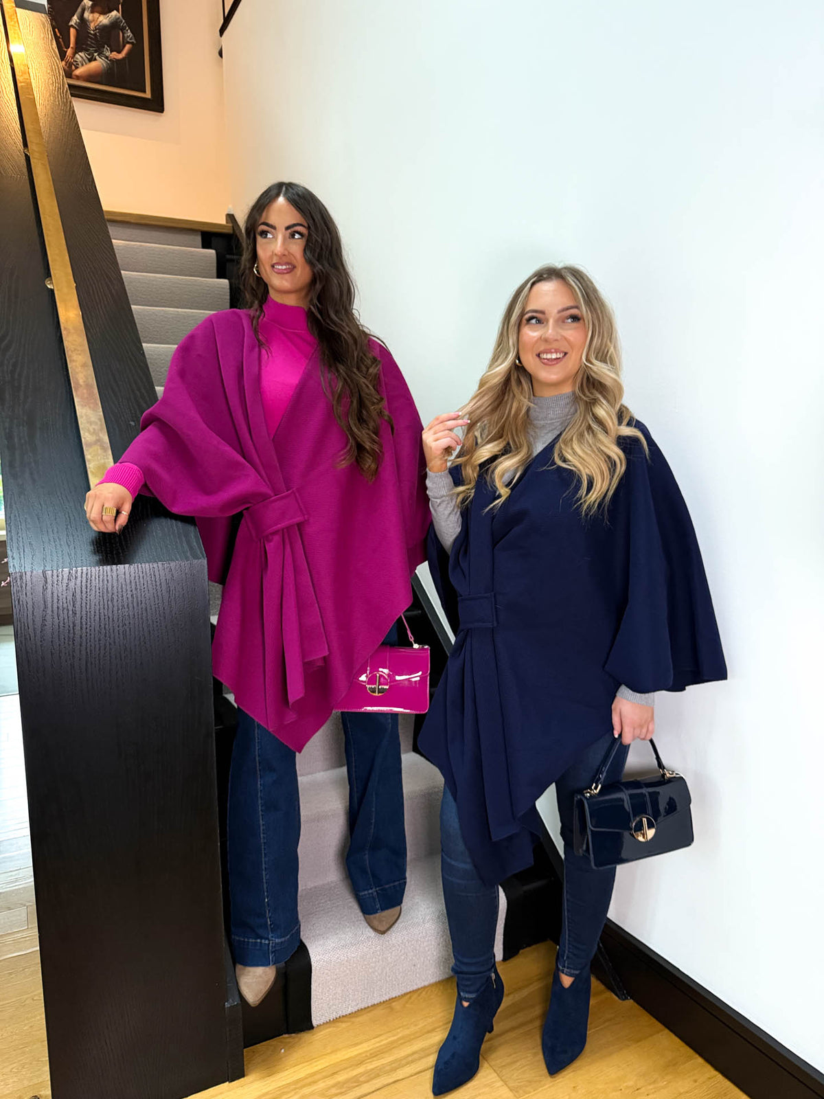 The Jazmin- Wrap Over Bow Cape