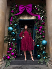 The Shannon - Knit Dress with Tulle Skirt