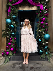 The Shannon - Knit Dress with Tulle Skirt