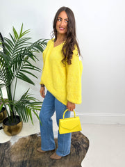 The Valencia - V Neck Oversized Knit