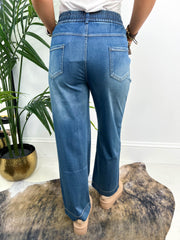 The Milly - Faux Denim Jogger