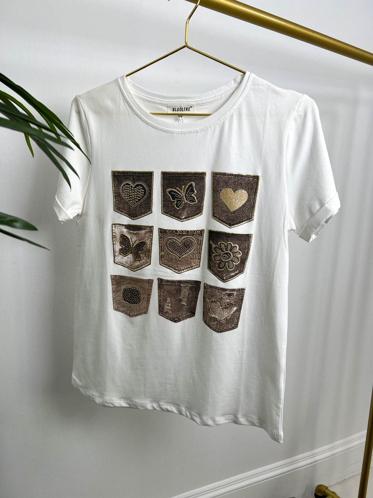 The Hailey - Love Heart and Butterfly Graphic T-Shirt