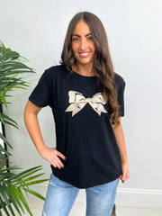 The Tyla - Bow Graphic T-Shirt
