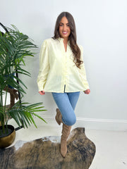 The Betsy - Colourful Heart Embroidered Cheesecloth Blouse