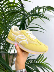 The Sammy - Embroidered Waffle Knit Trainers