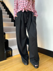 The Beth - Inverted Pleat Straight Leg Jogger