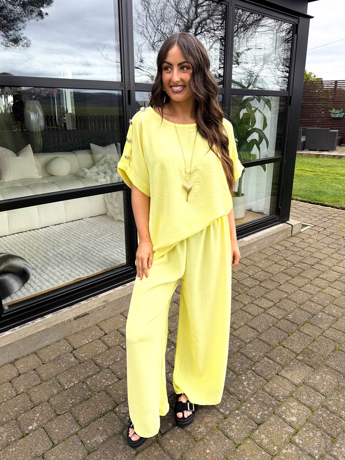 The Lexis - Button Detail Two Piece