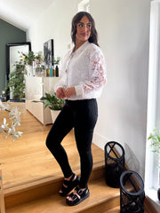 The Lilah - Broderie Anglaise Jacket