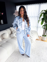 The Olivia- Floral Printed Bomber