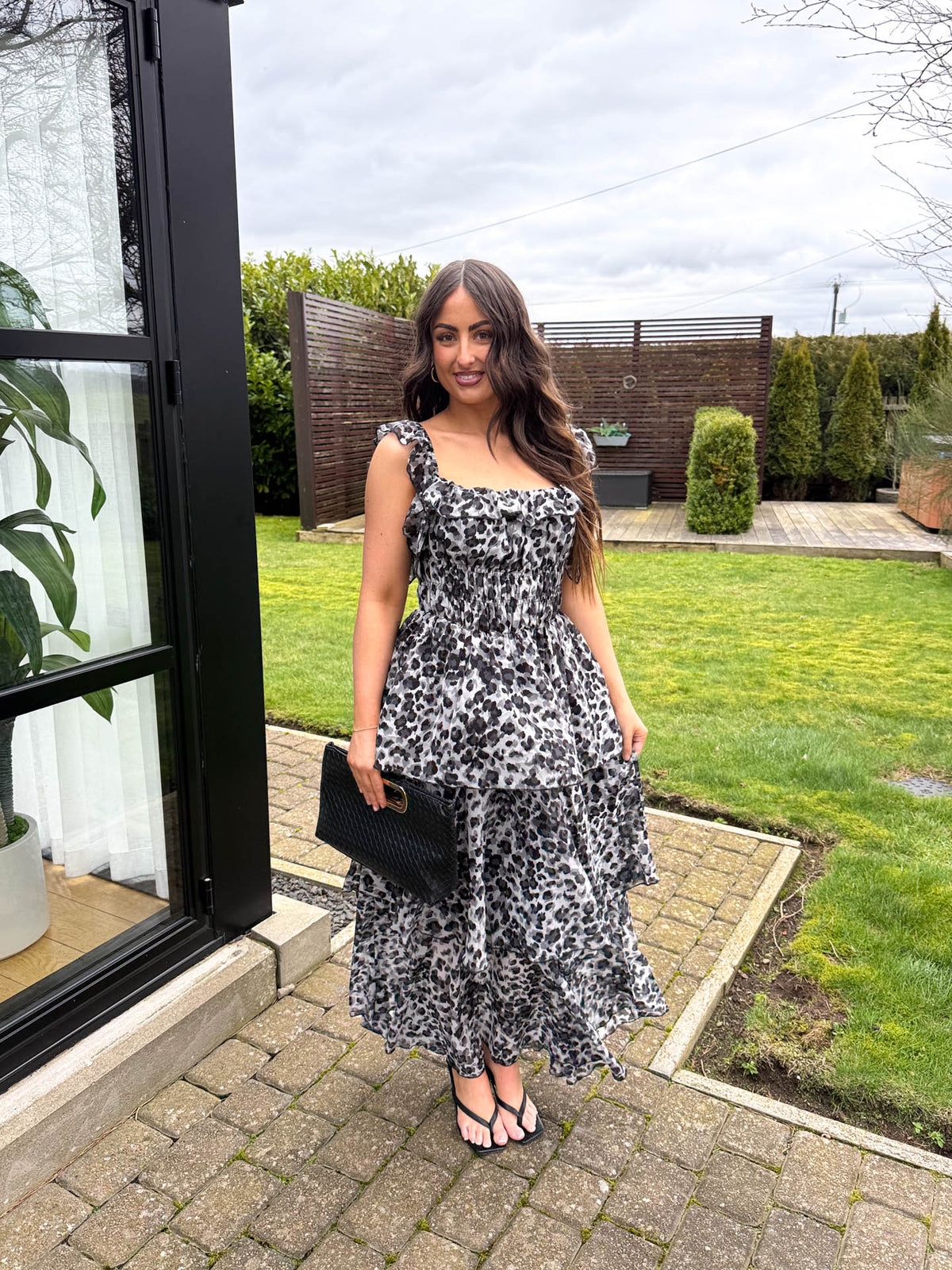 The Kayley - Tiered Animal Print Dress