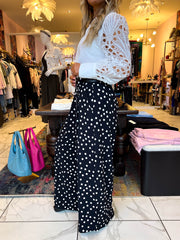 The Monica - Belted Polka Dot Trouser