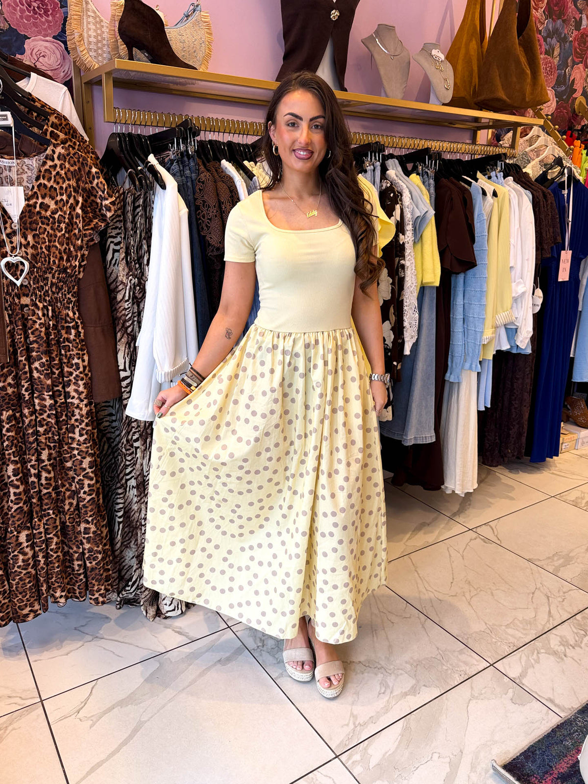 The Tilda - Polka Dot Tshirt Dress