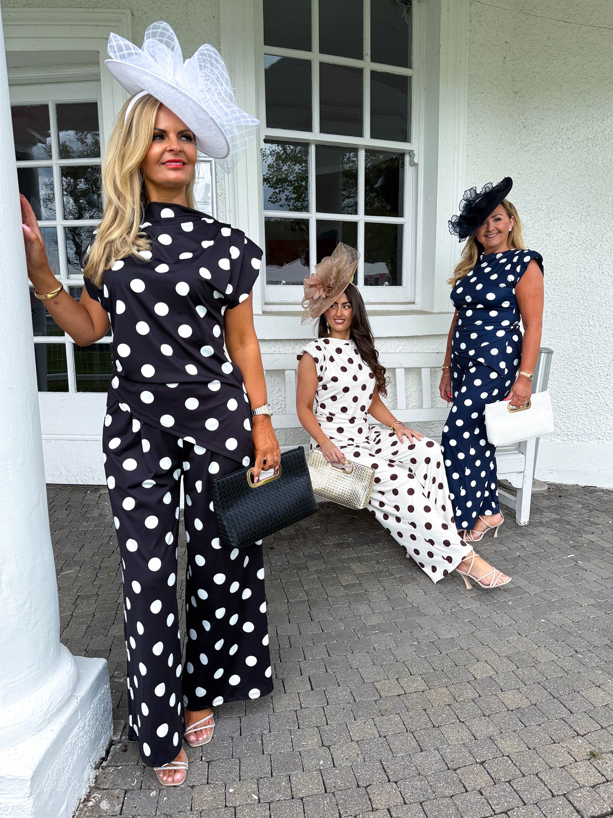 The Lyndsey - Polka Dot Asymmetric Set