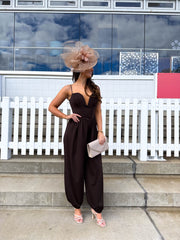 The Sofia - Plunge Neck Jumpsuit