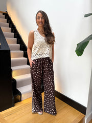 The Poppy - Striped Polka Dot Jogger