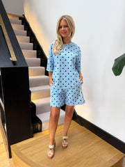 The Poppy - Polka Dot Short Tshirt Coord