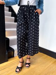 The Darcy - Polka Dot Cropped Trouser