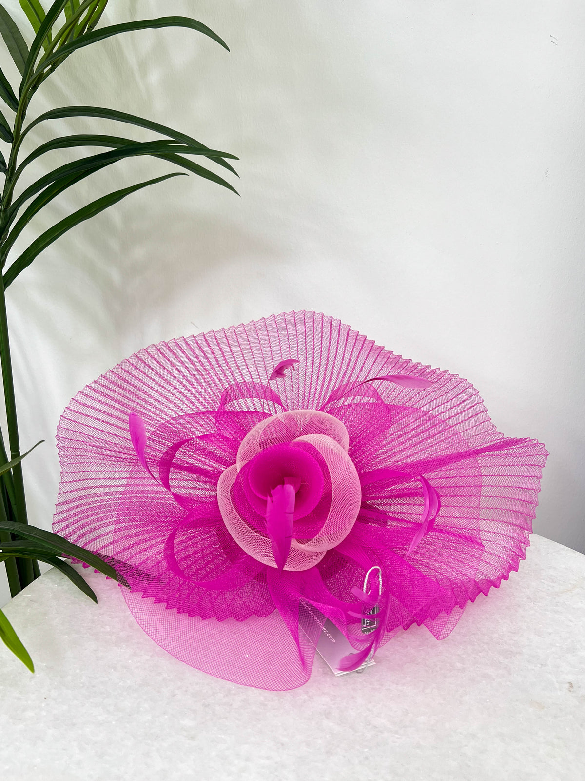 The Libbie - Pink Two Tone Fascinator