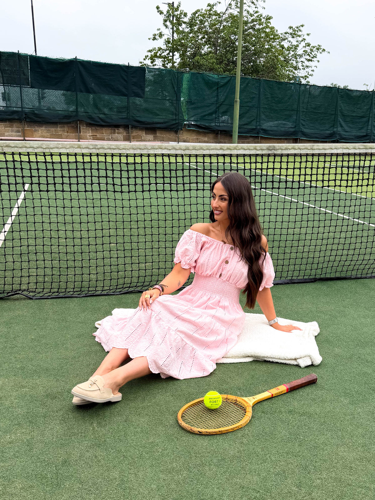 The Nicole - Broderie Anglaise Midi Dress