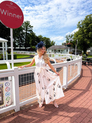 The Bailey - Crotchet Floral Shirt Dress