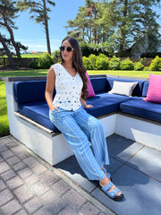 The Michele - Striped Trouser