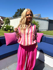 The Leah - Zig Zag Print Bomber Jacket